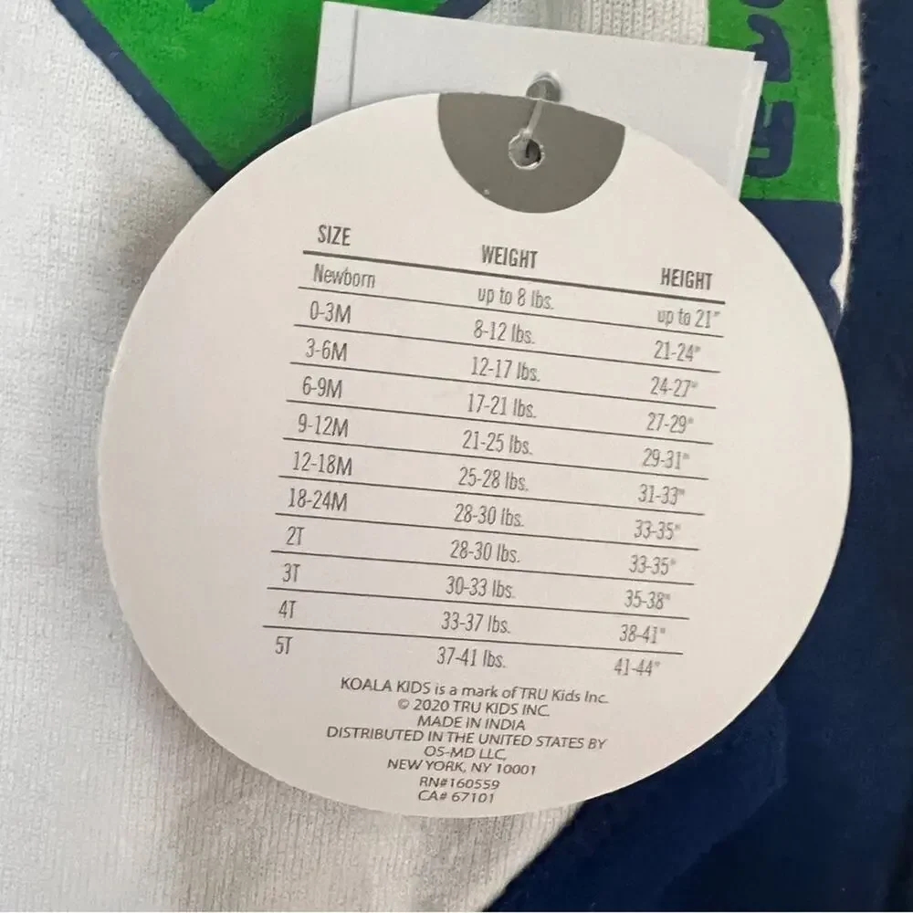 Koala Kids Newborn St Patrick's Day Matching Set Sz NB